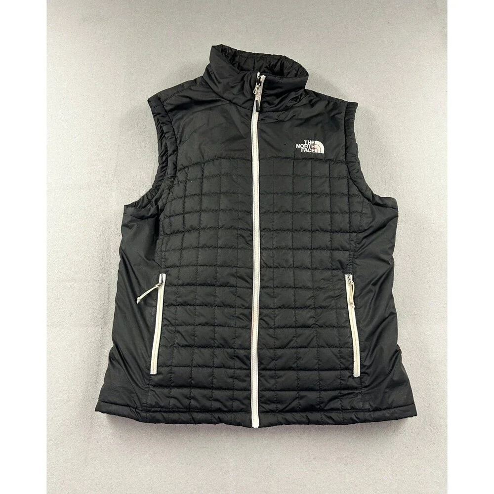 The North Face Men’s Black Thermoball Quilted Puffer Vest